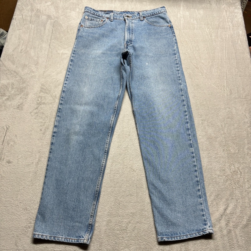 Vintage Levi's‎ 550 Relaxed Fit USA Denim Jeans 36x33 (Fits 34x33) Red Tab 90's